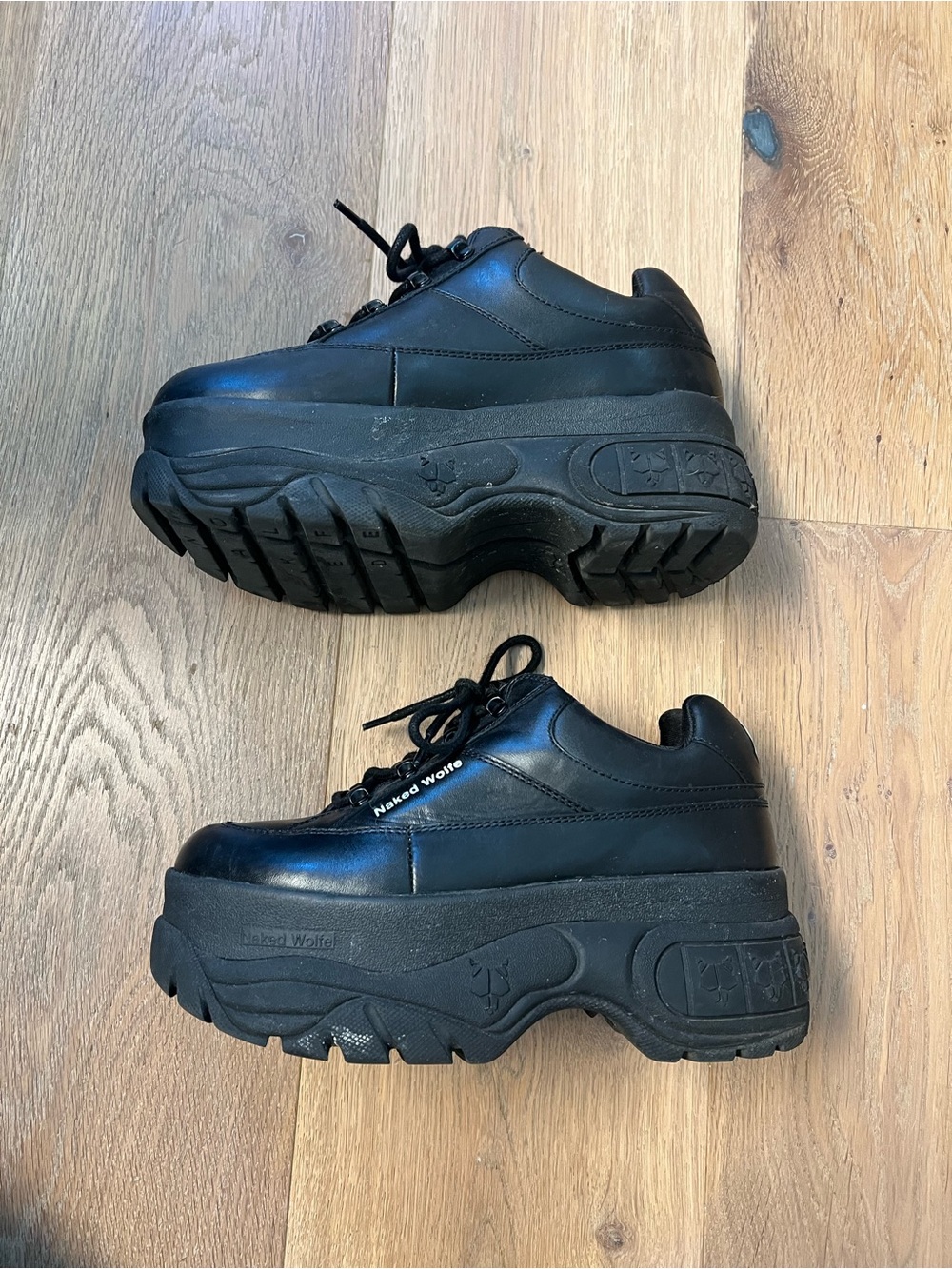 Naked Wolfe Black Sneakers Size 7 / 37